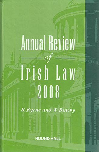 Imagen de archivo de Annual Review of Irish Law 2008 2008 (V43) a la venta por Pigeonhouse Books, Dublin
