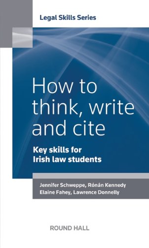 Stock image for How to Think, Write and Cite: Key Skills for Irish Law Students for sale by medimops