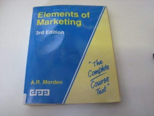 Stock image for Elements of Marketing for sale by Anybook.com