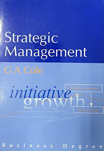 Imagen de archivo de Strategic Management (Business Degree S.) a la venta por WorldofBooks