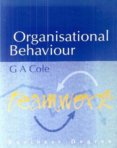 Stock image for Organisational Behaviour for sale by Better World Books Ltd