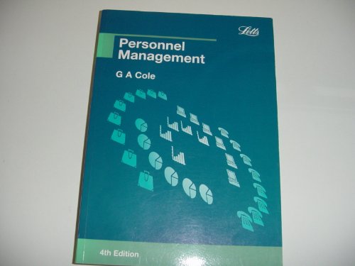 9781858051673: Management Textbooks: Personnel Management (Management Textbooks)