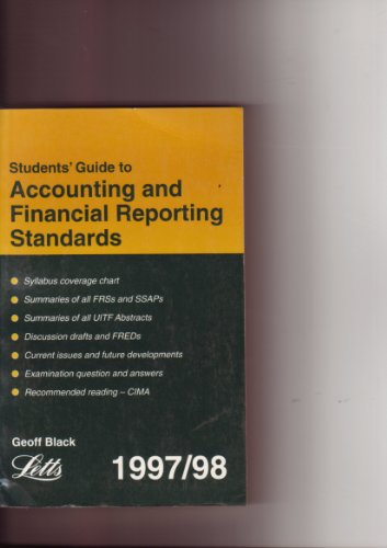 Imagen de archivo de Students' Guide to Accounting and Financial Reporting Standards (Accounting Textbooks) a la venta por WorldofBooks