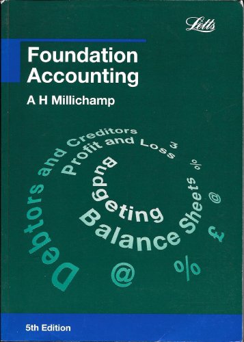 Stock image for Foundation Accounting (Accounting Textbooks) for sale by WorldofBooks