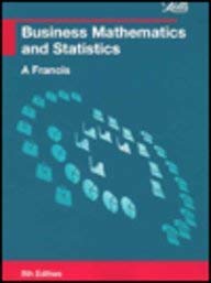 9781858053691: Business Mathematics and Statistics (Business Textbooks)