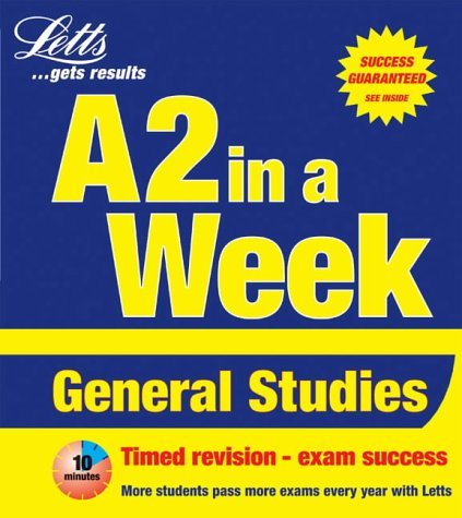Beispielbild fr A2 in a Week: General Studies (Revise A2 in a Week) zum Verkauf von Reuseabook