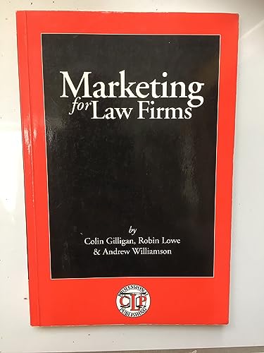 Beispielbild fr Marketing for Law Firms zum Verkauf von AwesomeBooks