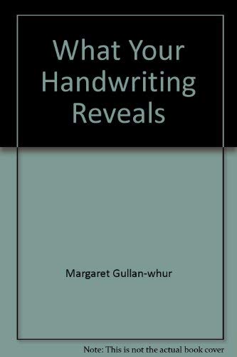 Beispielbild fr What Your Handwriting Reveals zum Verkauf von AwesomeBooks