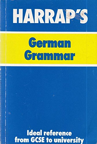 Beispielbild fr Harraps German Grammar zum Verkauf von Hawking Books