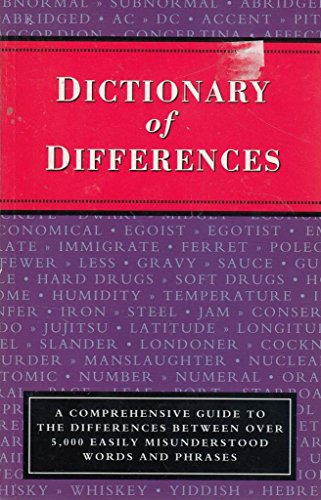 Immagine dell'editore per Dictionary of Differences venduto da Goldstone Books