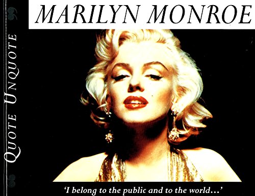 Imagen de archivo de Marilyn: Quote, Unquote a la venta por Better World Books