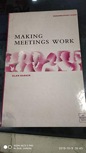9781858351117: Making Meetings Work (Manager's Pocket Guides)