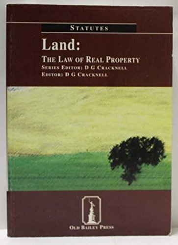 9781858360843: Land: The Law of Real Property (Cracknell's Statutes S.)