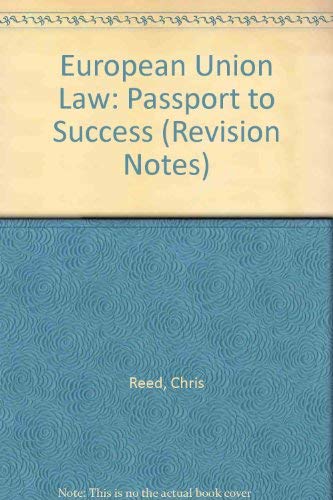 9781858360980: European Union Law: Revision Notes