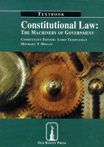 Stock image for Constitutional Law: the Machinery of Government: Textbook for sale by ThriftBooks-Atlanta