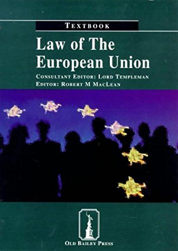 Beispielbild fr Law of the European Union: Textbook zum Verkauf von AwesomeBooks