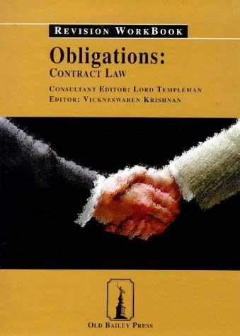 Stock image for Obligations: Contract Law: Revision Workbook for sale by ThriftBooks-Atlanta
