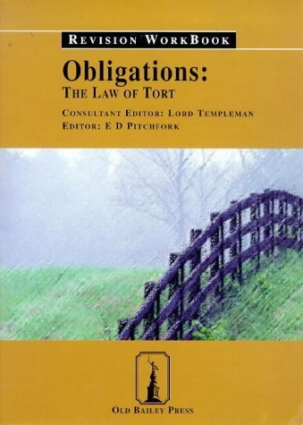 Imagen de archivo de Revision Workbook (Obligations: The Law of Tort) a la venta por WorldofBooks