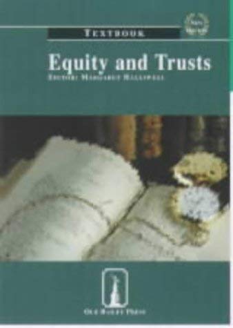 Beispielbild fr Equity and Trusts: Textbook (Old Bailey Press Textbooks) zum Verkauf von AwesomeBooks
