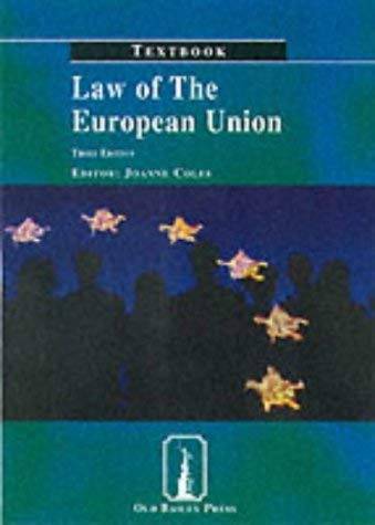 Stock image for Law of the European Union: Textbook (Old Bailey Press Textbooks) for sale by HPB-Red
