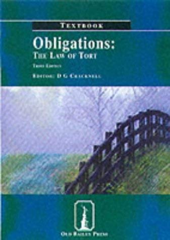 9781858364155: Obligations Textbook: The Law of Tort (Old Bailey Press Textbooks S.)