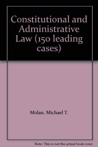 9781858365299: Constitutional and Administrative Law (150 leading cases)