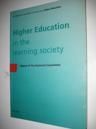 9781858382548: Report of the National Committee into Higher Education