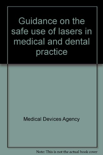 Stock image for Guidance on the safe use of lasers in medical and dental practice for sale by Phatpocket Limited