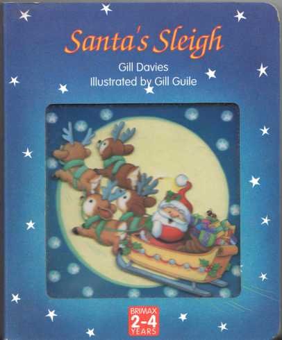 Imagen de archivo de Santa's Sleigh (Christmas Acetate Window Board Books) a la venta por Once Upon A Time Books