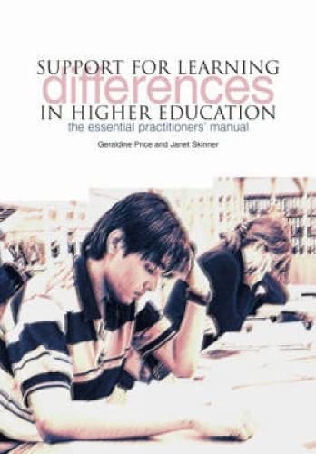 9781858564111: Support for Learning Differences in Higher Education: The Essential Practitioners’ Manual