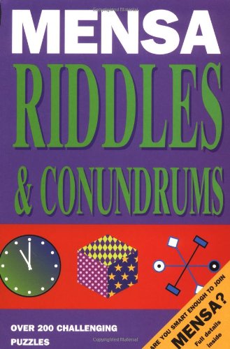 Beispielbild fr Mensa Riddles and Conundrums zum Verkauf von Better World Books