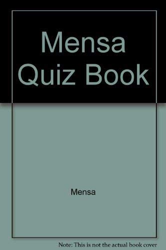 Beispielbild fr Mensa Quiz Book zum Verkauf von Better World Books