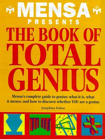 Stock image for Mensa Book of Total Genius for sale by Better World Books