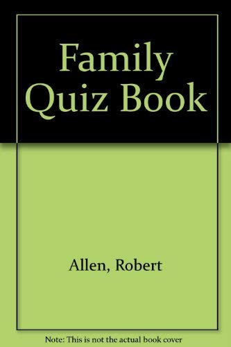 Stock image for Family Quiz Book for sale by WorldofBooks