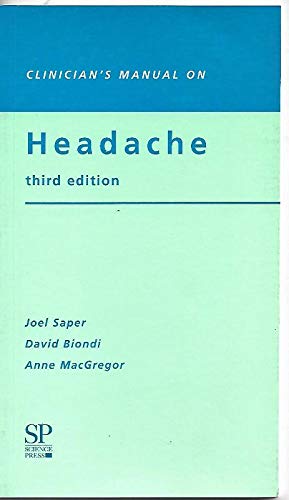 Imagen de archivo de Clinician's Manual on Headache a la venta por BookstoYou