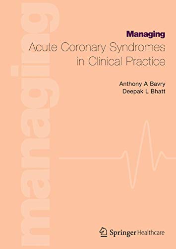 Imagen de archivo de Managing Acute Coronary Syndromes in Clinical Practice a la venta por Lucky's Textbooks