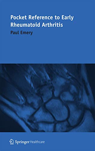 Pocket Reference to Early Rheumatoid Arthritis (9781858734484) by Emery, Paul