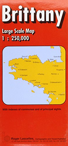 Beispielbild fr Brittany Regional Map (Red Cover) zum Verkauf von Wonder Book