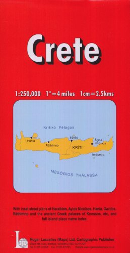 9781858792958: Crete: With Plans of Knossos and Other Ruined Cities (Red Cover S.)