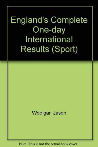 Imagen de archivo de Englands Complete One-day International Results (Sport) a la venta por Reuseabook