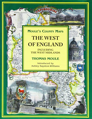 9781858911960: West of England Including the West Midlands (Moule's county maps)