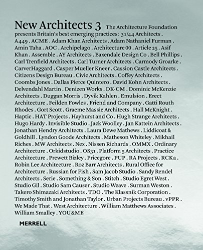 9781858946450: New Architects 3: Britain's Best Emerging Practices: The Architecture Foundation Presents Britain's Best Emerging Practices