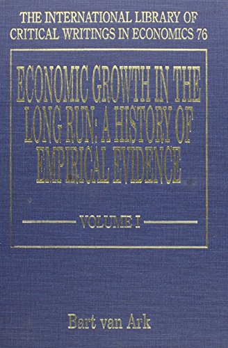 Beispielbild fr Economic Growth in the Long Run: A History of Empirical Evidence (The International Library of Critical Writings in Economics series, 76) zum Verkauf von My Dead Aunt's Books