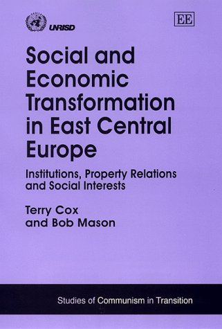 Beispielbild fr Social and Economic Transformation in East Central Europe zum Verkauf von Blackwell's