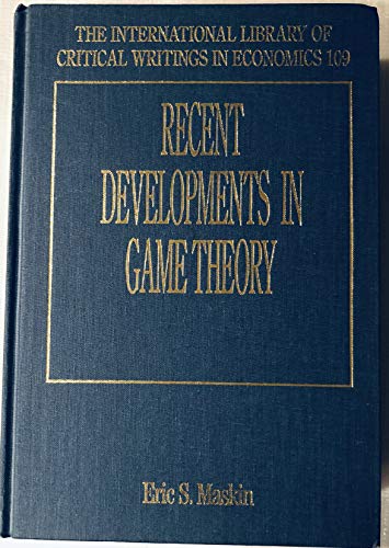 9781858985152: Recent Developments in Game Theory