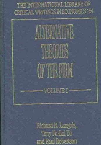 Stock image for Alternative Theories of the Firm 3 VOLS SET for sale by Basi6 International