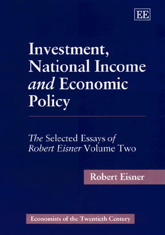 Beispielbild fr Investment, National Income and Economic Policy zum Verkauf von Buchpark