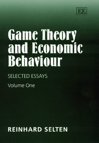 9781858988726: Game Theory and Economic Behaviour: Selected Essays