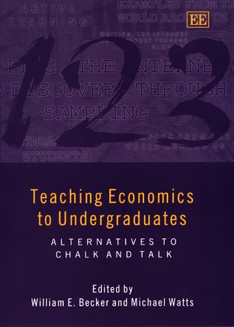 9781858989723: Teaching Economics to Undergraduates: Alternatives to Chalk and Talk