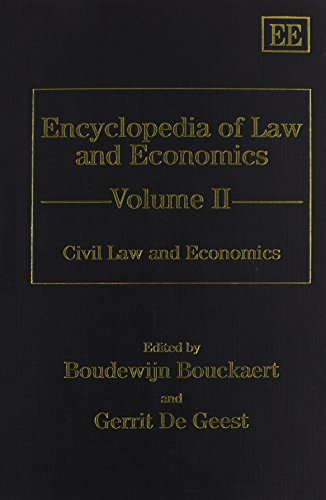 9781858989853: Civil Law and Economics